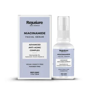 New Reju;.sure 5% Niacinamide - Acne Marks | Blemish Control |Oil Balancing | Skin Refining | Men & Women- 30 ml