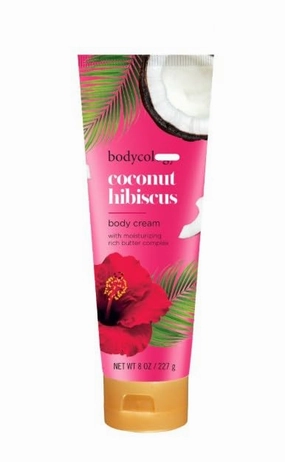 New Shea Butter Body Cream, Coconut Hibiscus, 8 oz. (1 Pack, Package May Vary)