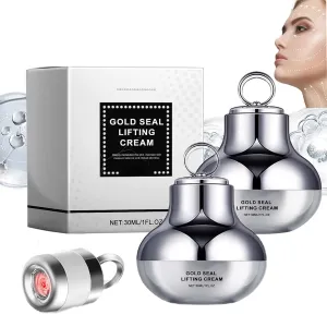 NLK Electric Massage Face Cream – 2-in-1 Facial Moisturizer & Massager with Niacinamide & Squalane – Brightening, Hydrating & Skin-Firming Cream for Busy Men & Women (2 pcs)