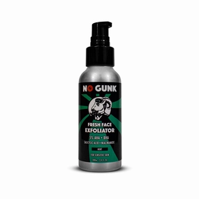 NO GUNK Natural Fresh Face Exfoliator (5% AHA BHA - For Sensitive Skin, 100ml)