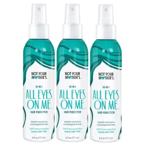 Not Your Mother's All Eyes On Me 10-in-1 Hair Perfector (3-Pack) - 6 fl oz - Heat Protectant for Hair - Moisturizing Detangler Spray and Frizz Control