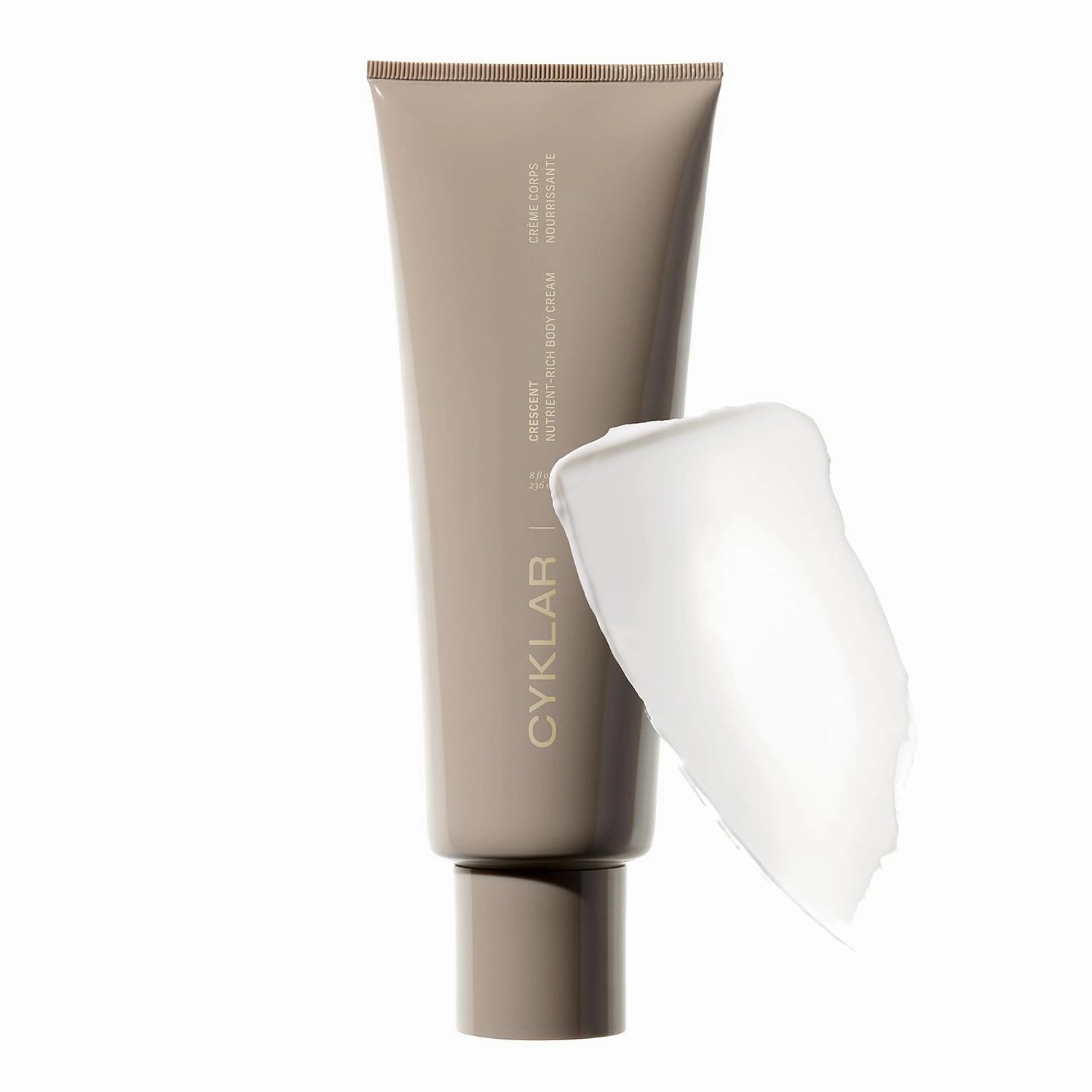 Nutrient Rich Body Cream. Crescent Fragrance Nourishing Moisturizer with Niacinamide and Banana Flower Extract. Deep Hydration, Thick Body Lotion, Dry Skin Cream for Women and Men, 8 Fl Oz
