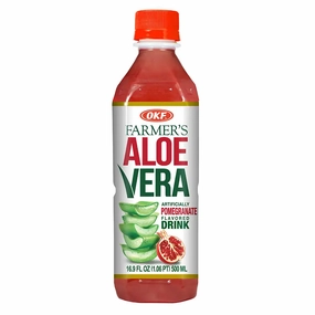 Okf Aloe Vera Drink Pomegranate 20 units (16.9 oz/unit) From Mexmax INC.