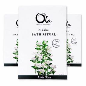 Ola Tropical Apothecary Pikake Scented Bath Hawaiian Sea Salt Rituals 3 Pack - 2 oz