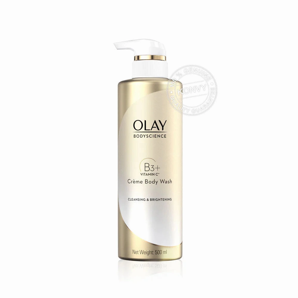 Olay Cleansing & Brightening Cream Body Wash Niacinamide   Vitamin C 500ml