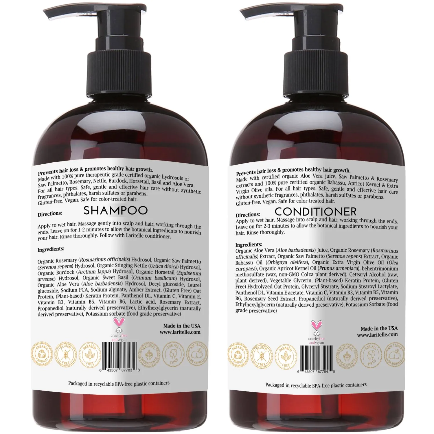 Organic Hair Growth Set Herbal Magic