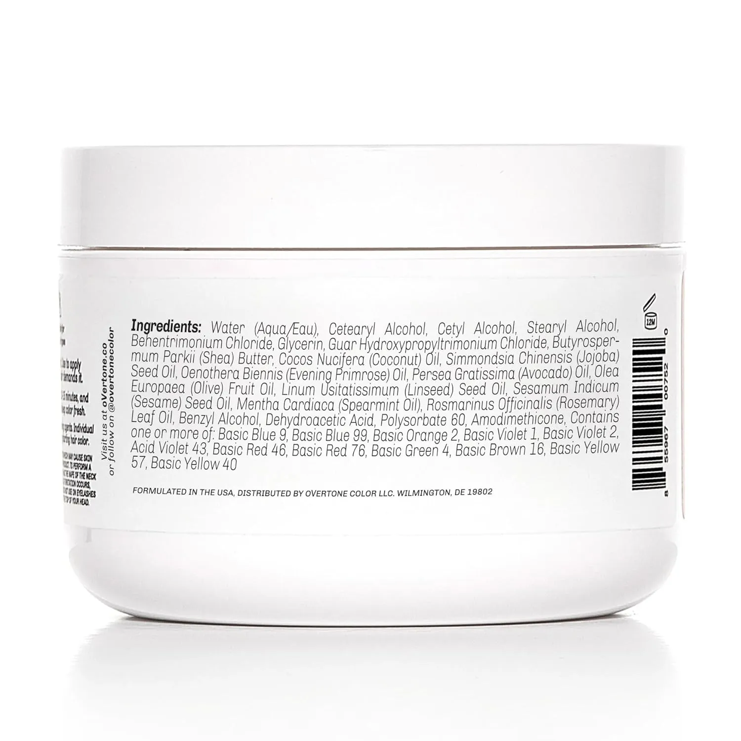 oVertone Haircare Color Depositing Conditioner - 8 oz Semi Permanent Hair Tint with Shea Butter & Coconut Oil - Vibrant Blue, Vegan, Cruelty-Free