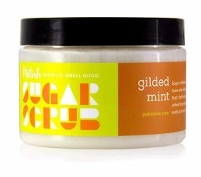 Palish Ultra Hydrating and Exfoliating Sugar Scrub | Natural | Paraben Free, Vegan, Cruelty Free | 12 Oz | Gilded Mint