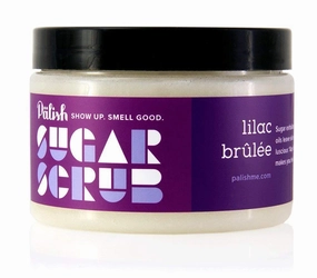 Palish Ultra Hydrating and Exfoliating Sugar Scrub | Natural | Paraben Free, Vegan, Cruelty Free | 12 Oz | Lilac Brûleé