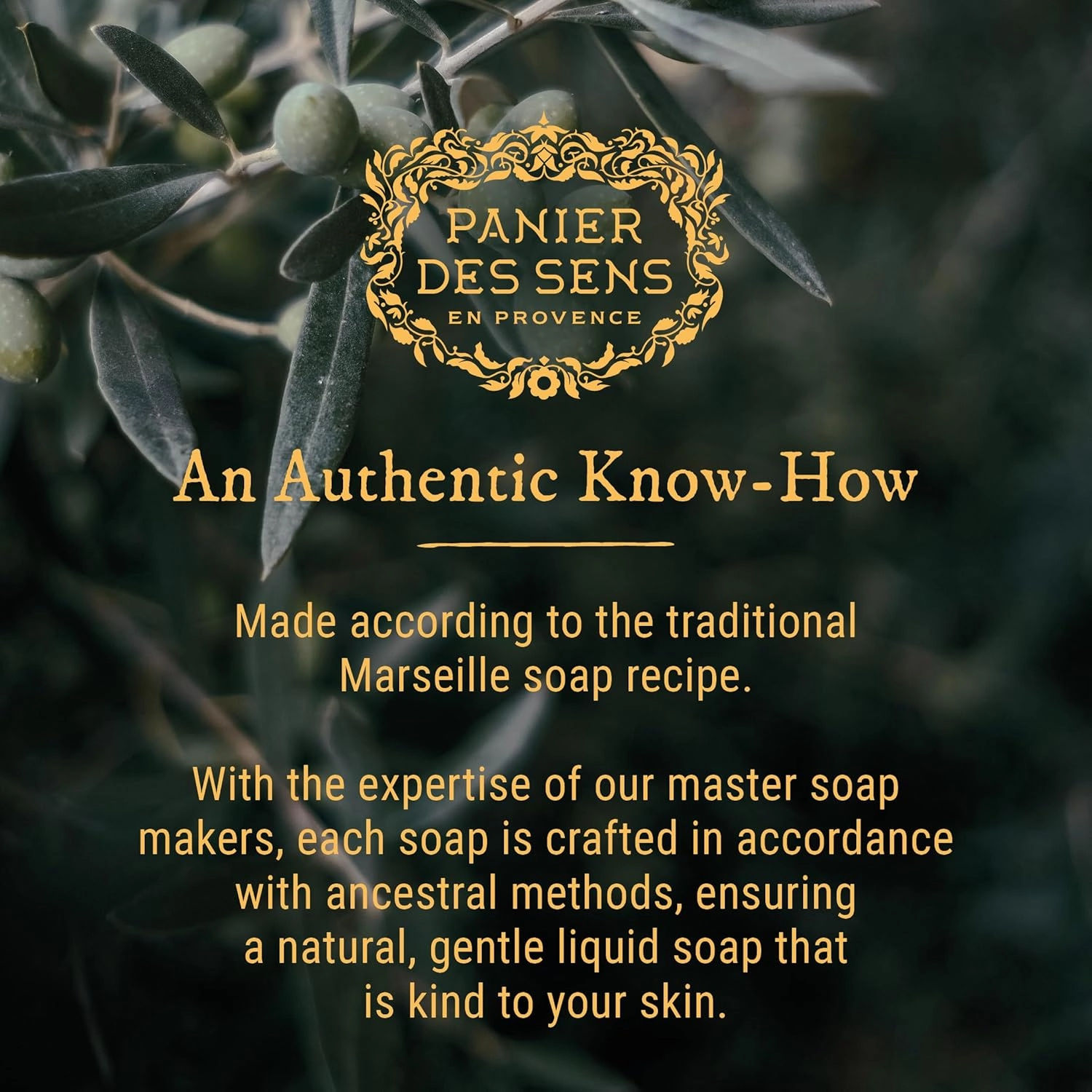 Panier des Sens - Liquid Hand Soap - Honey Hand Wash - French Marseille Moisturizing Hand Soap with Coconut Oil - Refillable Kitchen & Bathroom Hand Soap - 97% Natural Ingredients -16.9 Fl.oz