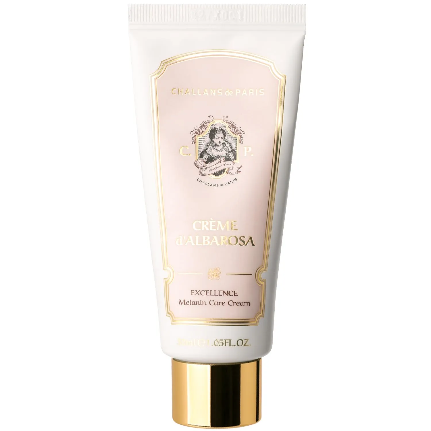PARIS CRÈME d'ALBAROSA EXCELLENCE Melanin Care Cream, For Clearer and Rejuvenating Skin, Prevent Breakouts & Blemish Recurrence for All Skin Types, 2.63 fl. oz 75ml
