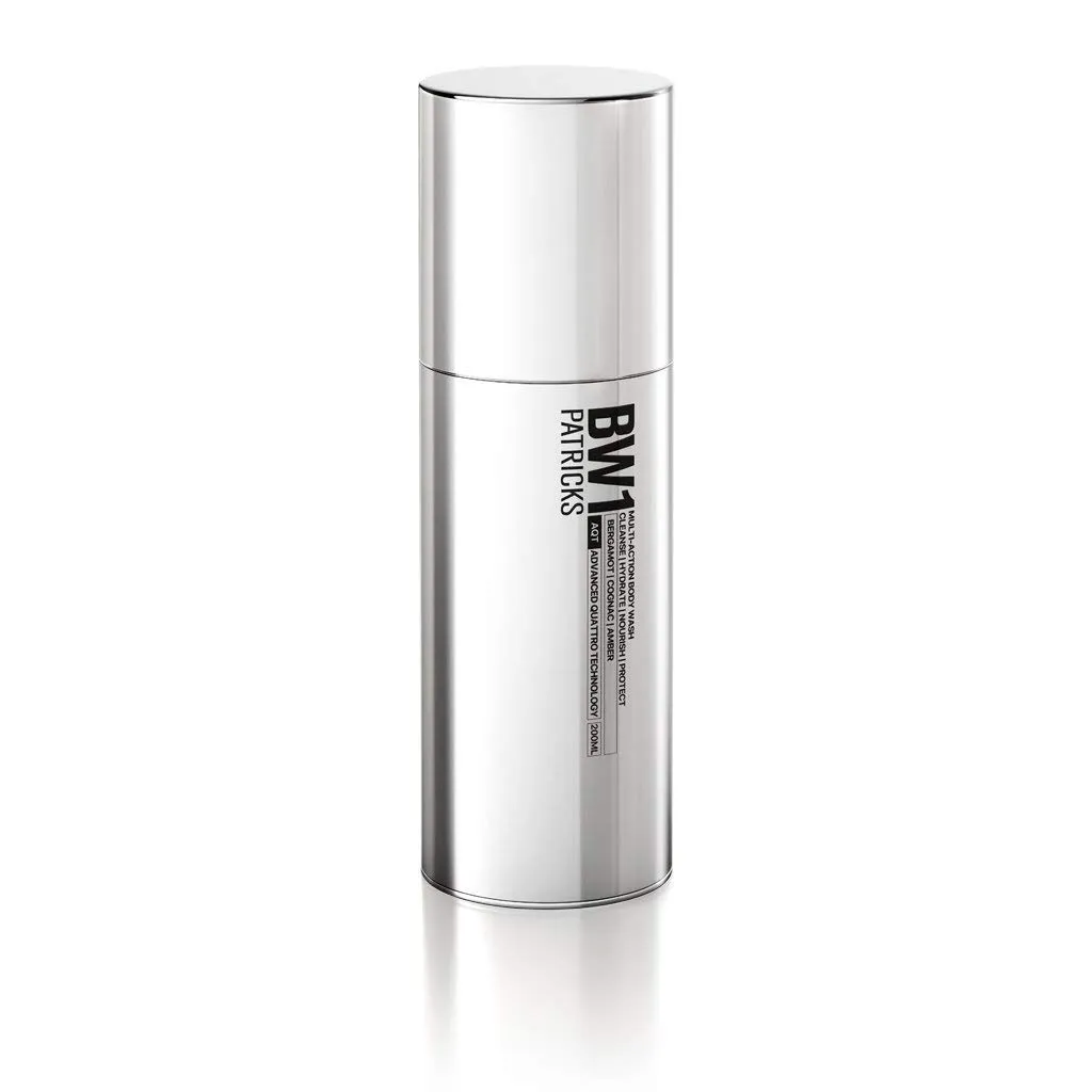 PATRICKS | BW1 Hydrating Body Wash for Men | Bath & Shower Gel | Sulfate Free | 200ml