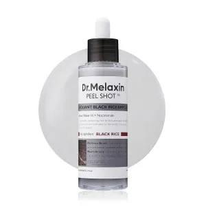 Peel Shot Glow Black Rice Peeling Ampoule, Soft Exfoliating Face and Body Scrub Dead Skin Cells, Blackheads Remover for All Skin Types korean skin care 80ml