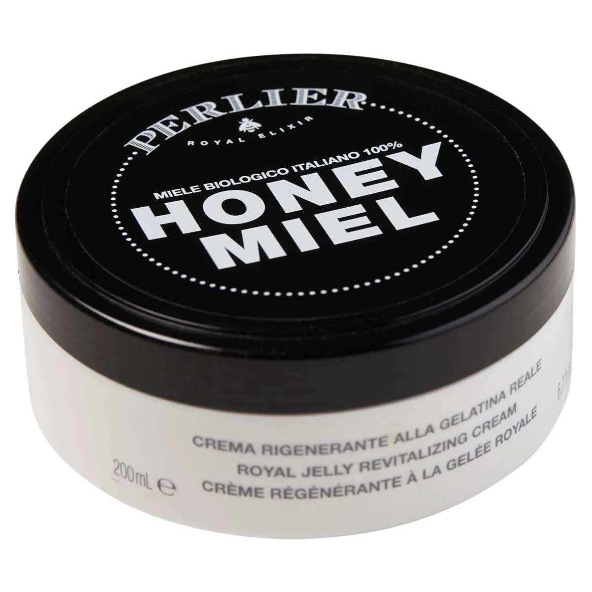 Perlier Honey Miel Body Cream, 6.7 fl. oz, Moisturizing Formula with Shea Butter
