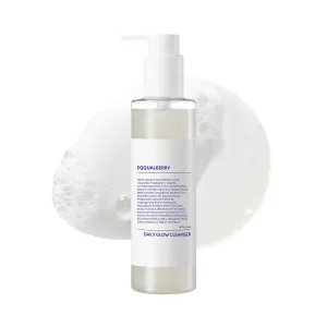 pH Balanced Daily Glow Gel Cleanser 7.1 fl oz. 210ml Moisturizing finish, Gentle Gel Cleaning, Korean Skincare EWG Green