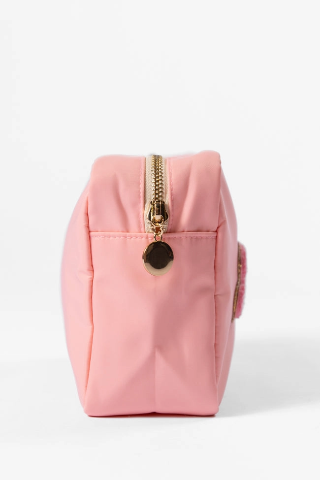 Pink "Travel" Travel Pouch SALE