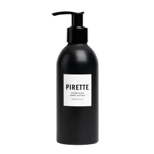 PIRETTE Hydrating Body Lotion for Men & Women, Lightweight, Fast-Absorbing Body Moisturizer with Coconut Oil, Macadamia Oil & Shea Butter, Daily Skin Moisturizing Lotion in Pump Bottle, 8 fl oz