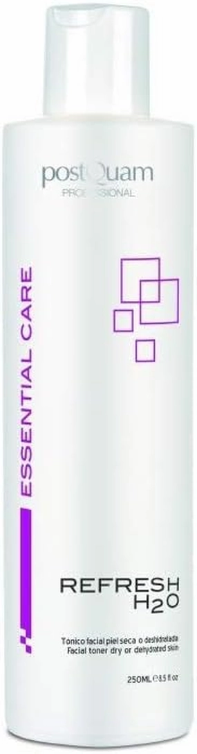 postQuam Professional Refresh H2O for Dry or Dehydrated Skin Moisturizing Tonic 250ml - Super Hydrating Effect – Provides A Toning and Refreshing Effect - Alcohol Free - Aloe Vera Sunflower Extract