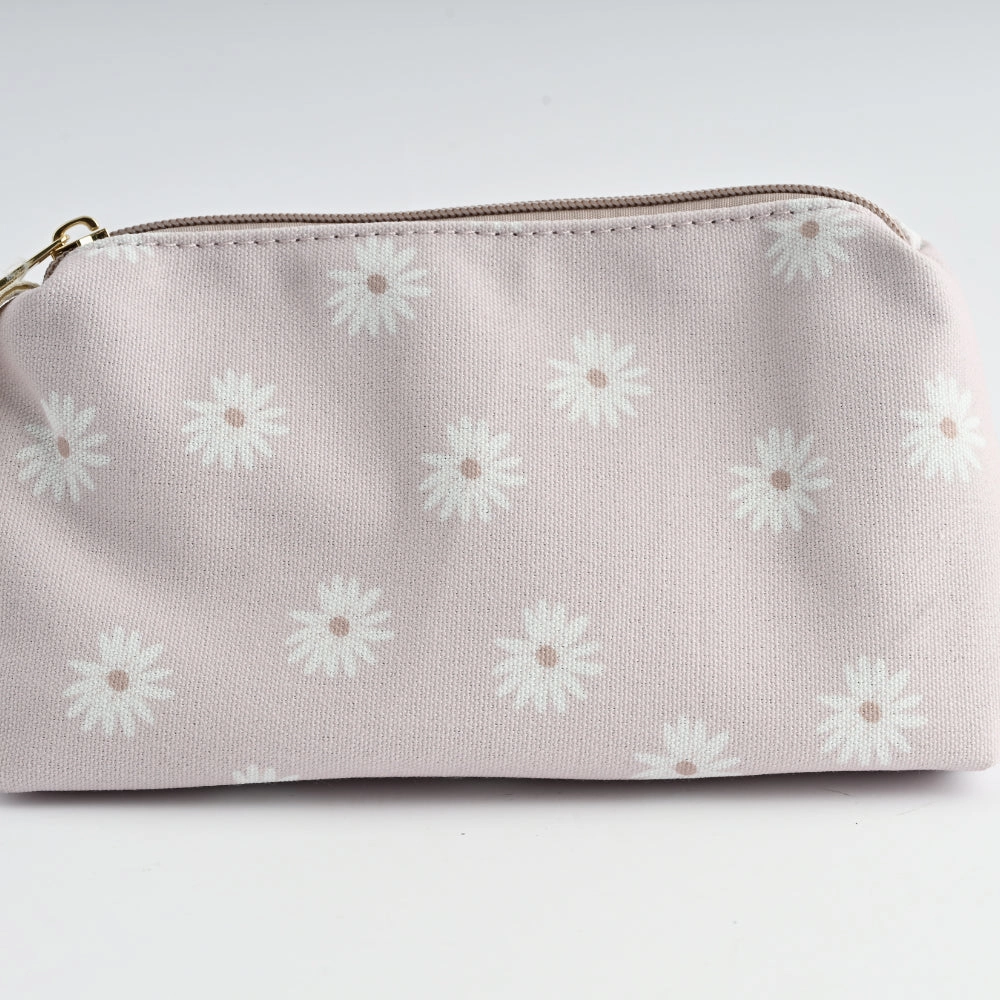 Printed Make Up Bag Large - DITSY DAISY
