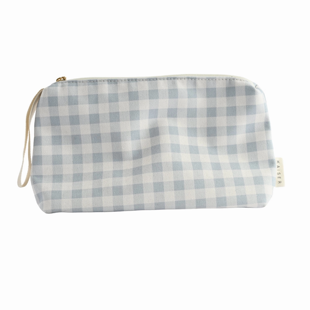 Printed Make Up Bag Large - GINGHAM