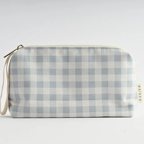 Printed Make Up Bag Small - GINGHAM