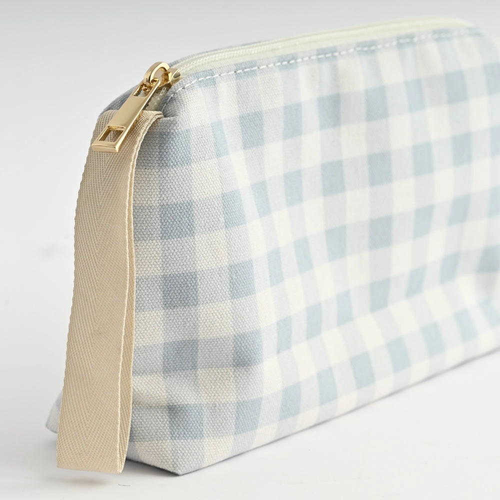 Printed Make Up Bag Small - GINGHAM