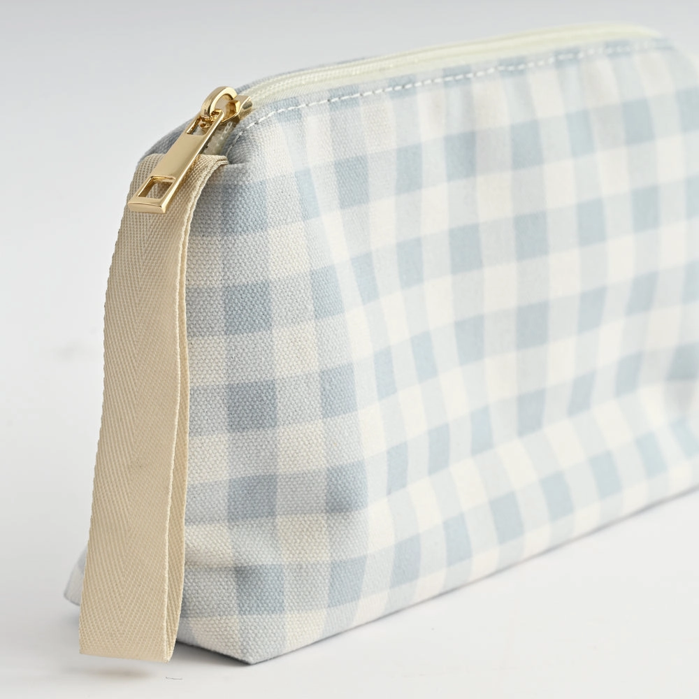 Printed Make Up Bag Small - GINGHAM