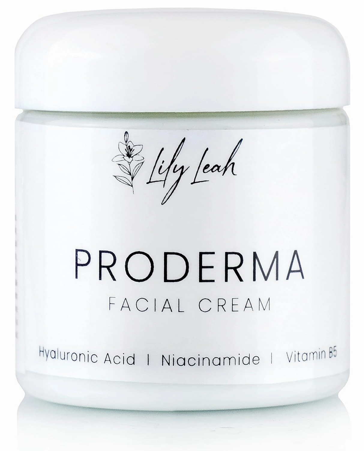 ProDerma Unscented Facial Cream - Hyaluronic Acid, Niacinamide, Vitamin B5, Squalane, Betaine - 8 oz