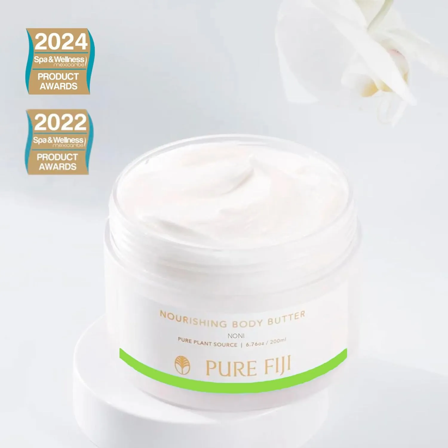 PURE FIJI Nourishing Body Butter, Noni (6.7oz/200ml)