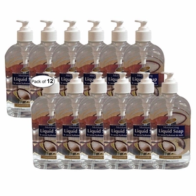 Purest Moisturizing Liquid Soap With Coconut(500ml) (Pack of 12)