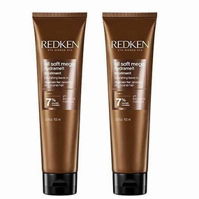 Redken All Soft Mega Hydramelt Leave-In Treatment 5 oz (pack of 2) new package -P