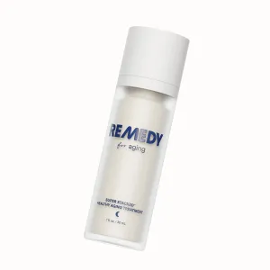 Remedy for Healthy Aging - Retinaldehyde, Resveratrol, Glycolic Acid, Argireline, Ferulic Acid, Matrixyl 3000 - Anti-Aging Treatment for Wrinkles, Uneven Texture & Tone - By Dermatologist Dr. Shah