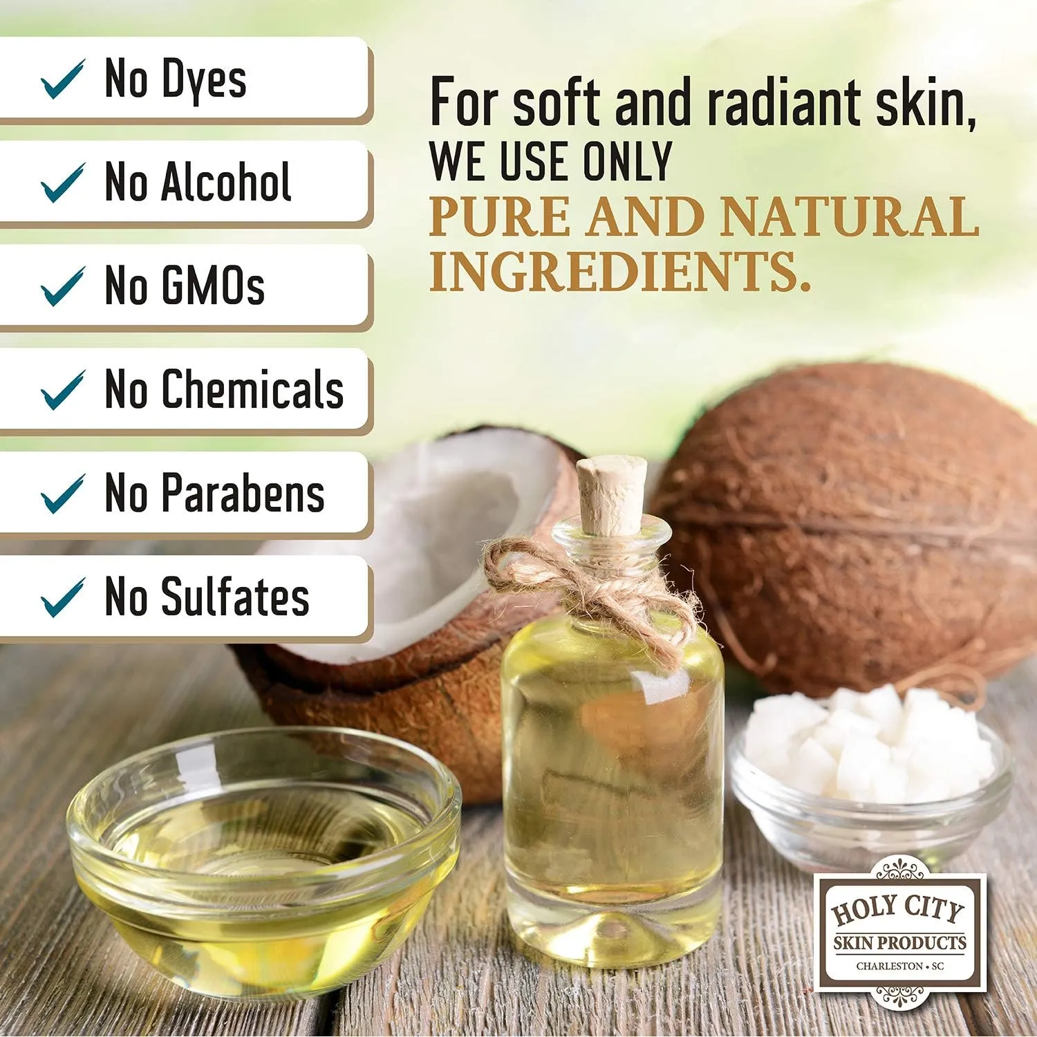 Revitalizing and Moisturizing Dead Sea Salt Scrub Gift Box Set with Wooden Bowl, Chemical-free Coconut Hand and Body Scrub Exfoliator 16 fl oz