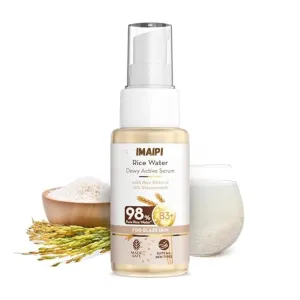 Rice Water Dewy Active Serum, 50ml, with 10% Niacinamide and Hyaluronic Acid, Glass Skin Formula