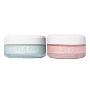 RMS Beauty Kakadu Luxe Cream - Natural Vitamin C Hydrating Face Moisturizer and Coconut Clean Cleansing Balm - Balm to Oil Cleanser with Organic Coconut Oil