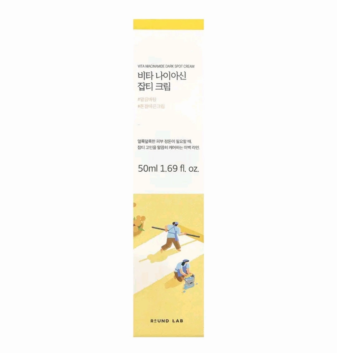 Round Lab Vita Niacinamide Dark Spot Cream, 1.69 fl oz (50 ml)