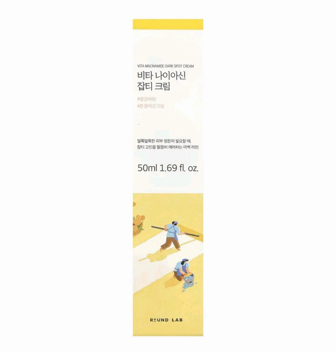 Round Lab Vita Niacinamide Dark Spot Cream, 1.69 fl oz (50 ml)