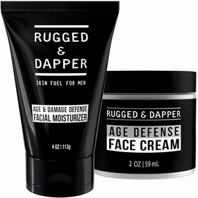 RUGGED & DAPPER Hydration Daily Face Moisturizer and Night Cream Bundle