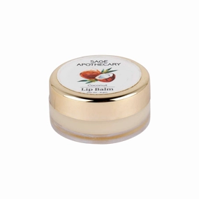 Sa ge Apoth...ecary Super Soft Natural Coconut Lip Balm to Protect & Heal Lips | Lighten and Brighten Dark Lips| Heal Chapped Cracked Dry Lips | Active Nourishing Care |