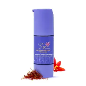 Saffr'n Moisturizer, 5% Saffron and 3% Niacinamide, Face Cream with Hyaluronic Acid and Ceramides, 1.69 oz