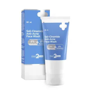 Sali-Cinamide Anti-Acne Face Wash | With 2% Salicylic Acid & 2% Niacinamide I For Oily & Combination Skin I Power of 2 Actives | For Men & Women | 80 ml