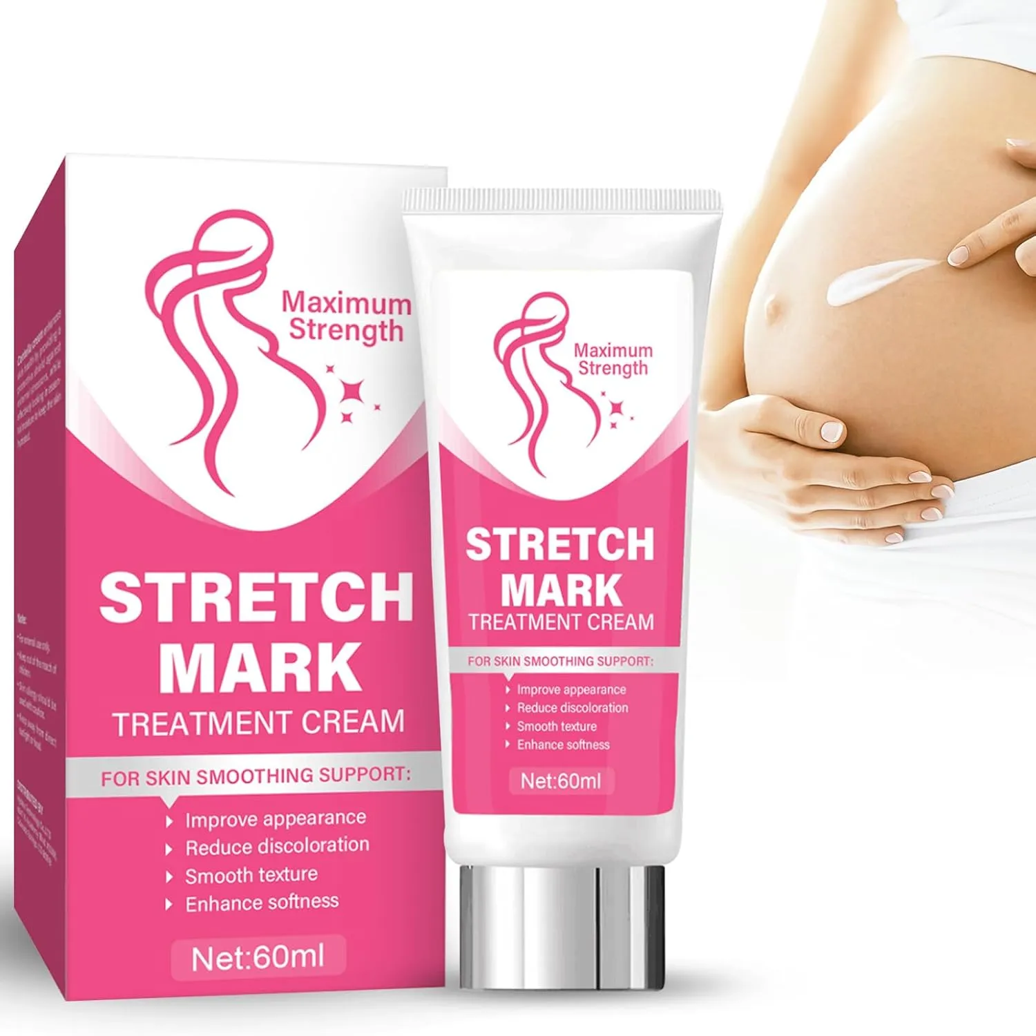 Scar Cream, Stretch Mark Cream for Pregnancy, Stretch Marks Removal and Treatment Cream, Advanced Scar Gel for Various Type Old and New Scar