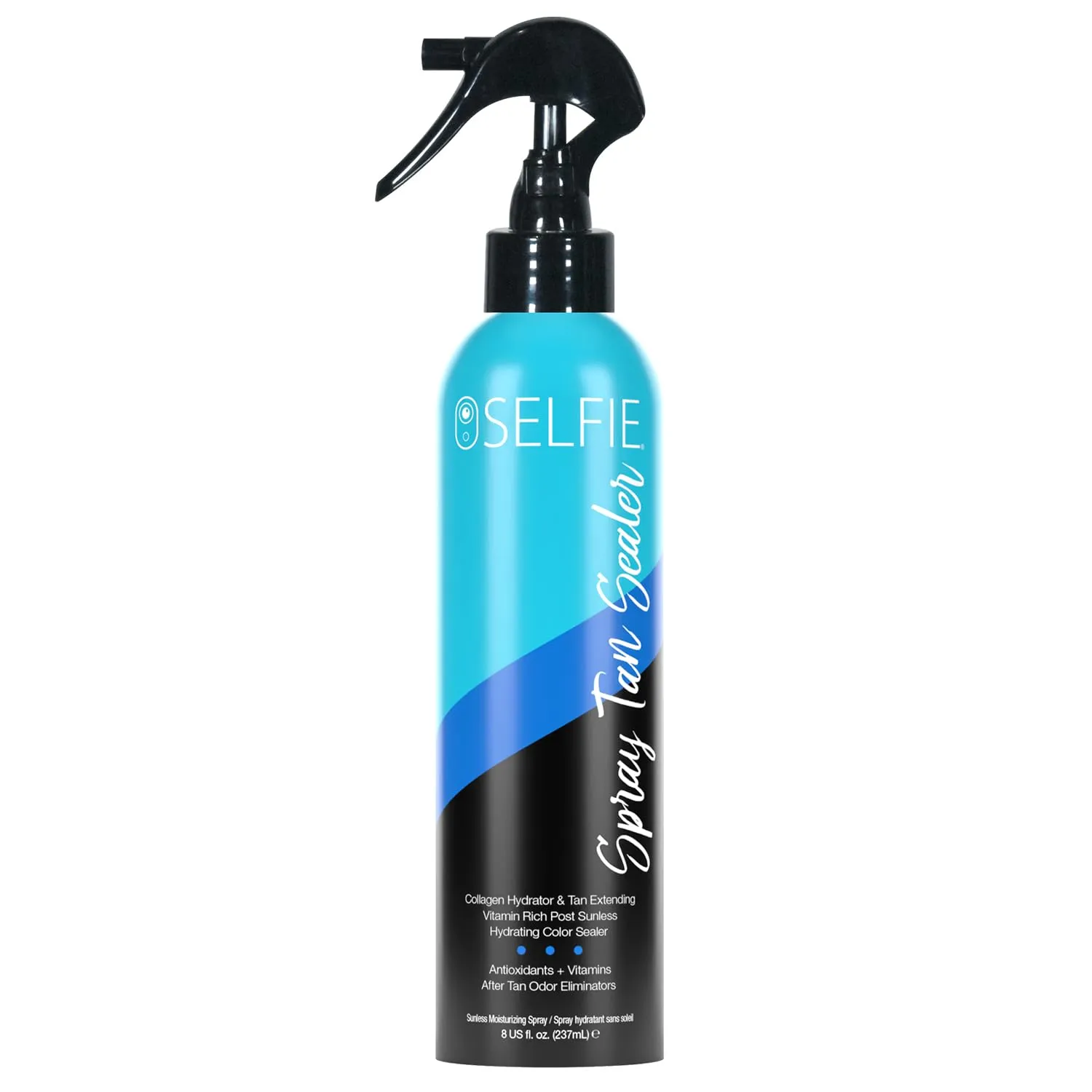 Selfie Glow Sunless Spray Tan Sealer - Collagen Enhancing & Tan Extending Vitamin Rich Post Sunless Hydrating Color Sealer