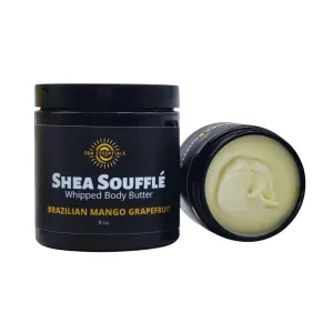 Shea Soufflé Whipped Body Butter I Brazilian Mango Grapefruit Scent I Moisturizing Shea Butter Body Butter