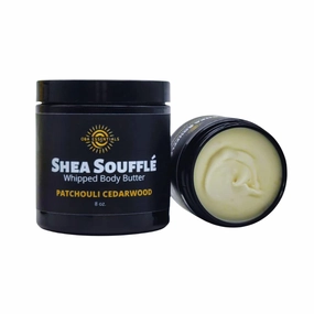 Shea Soufflé Whipped Body Butter I Patchouli Cedarwood Scent I Moisturizing Shea Butter Body Butter