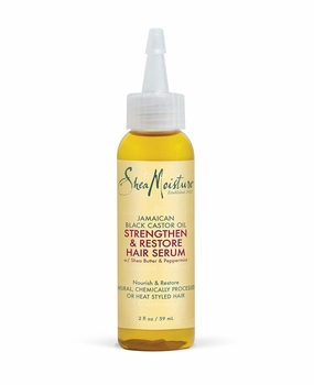 Sheamoisture Hair Serum Oil for Damaged Hair Jamaican Black Castor Oil Hair Oil with Shea Butter 2 oz
