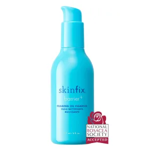Skinfix Foaming Oil Cleanser - 6 oz - Rich Gel-to-Foam Face Cleanser to Hydrate & Soothe Dry, Sensitive Skin - Fragrance Free, Vegan, Cruelty Free