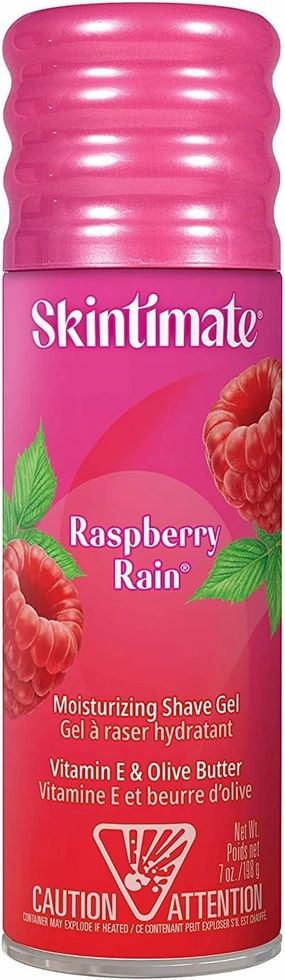 Skintimate Signature Scents Shave Gel, Raspberry Rain 7 oz (Pack of 4)