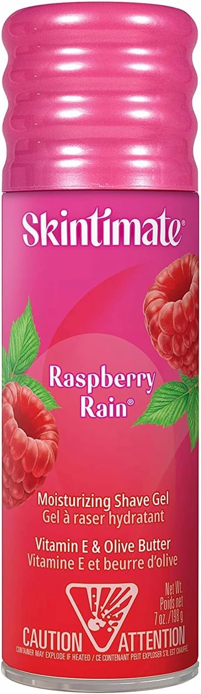 Skintimate Signature Scents Shave Gel, Raspberry Rain 7 oz (Pack of 4)