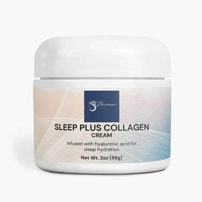 Sleep Plus Collagen Cream – Nighttime Face Moisturizer with Peptides, Collagen & Hyaluronic Acid – Firms, Hydrates & Restores Skin While You Sleep – 1.7oz
